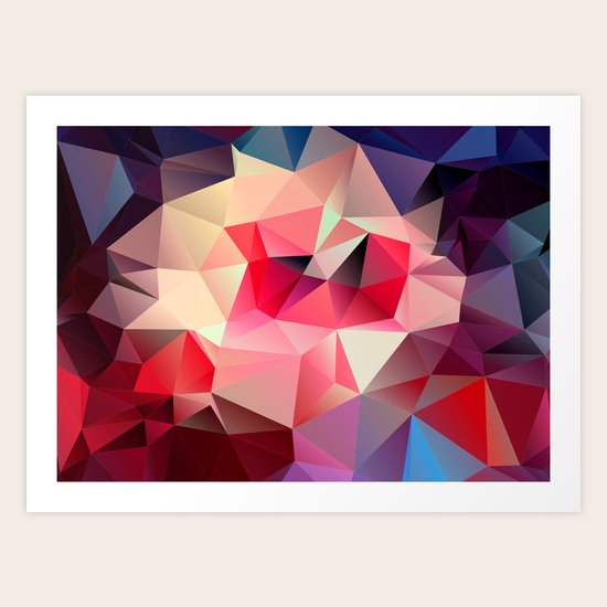 Triangles Art Print