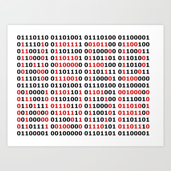 NERD INSIDE Art Print