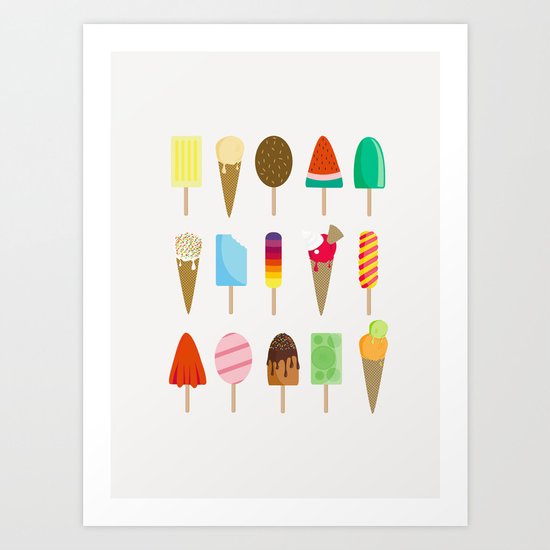 Ice Cream Art Print