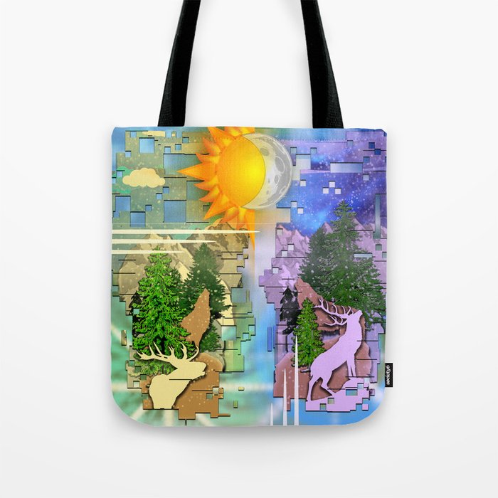 Sun and Moon Tote Bag