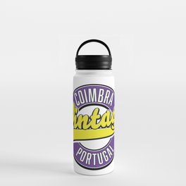Coimbra portugal vintage style logo. Water Bottle