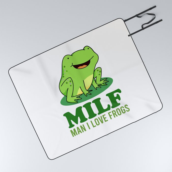 MILF - MAN I LOVE FROGS Picnic Blanket