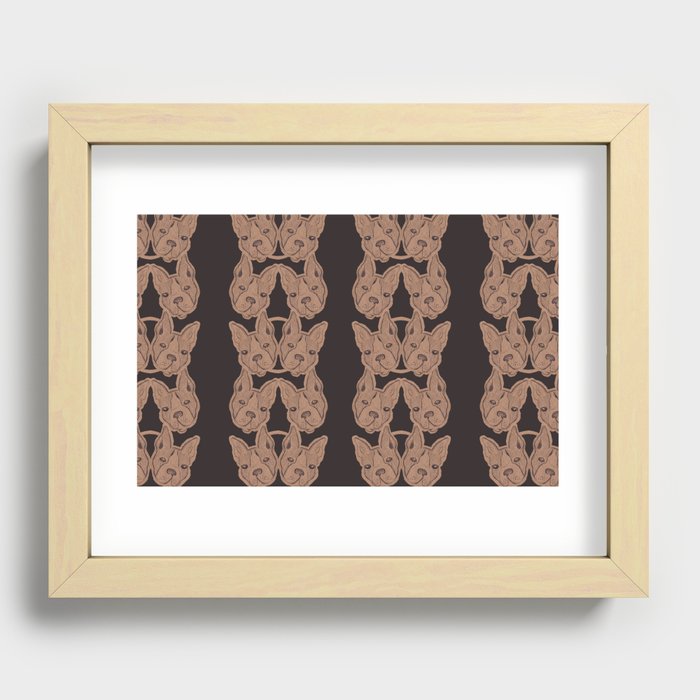 Fabulous Frenchie Recessed Framed Print