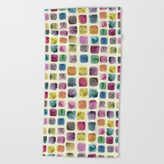 Colors in Suspension02 Beach Towel