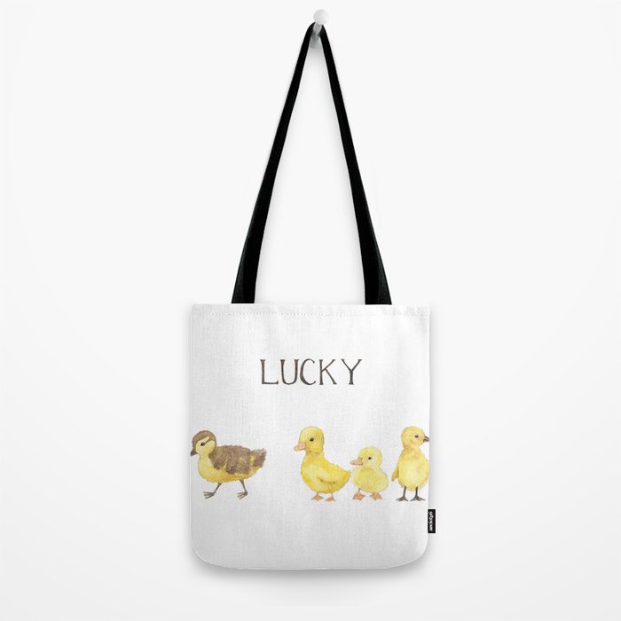 duck shopping bag purple