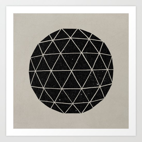 Geodesic Art Print