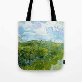 Van Gogh Green Wheat Fields Auvers 1890 Tote Bag