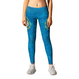State flag of South Dakota US State Flags Mount Rushmore State Banner Colors Standard Leggings
