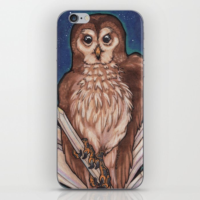 Owl & Crystals iPhone Skin