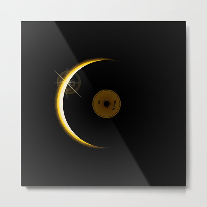 Vinyl eclipse, Metal Print