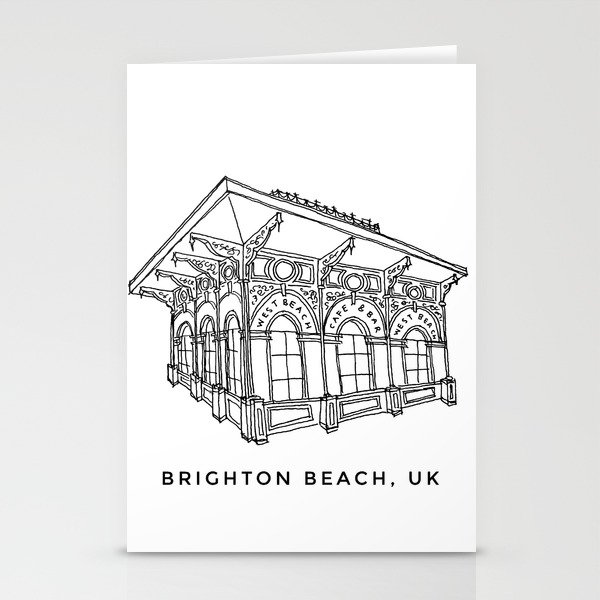 Brighton Beach, UK Stationery Cards