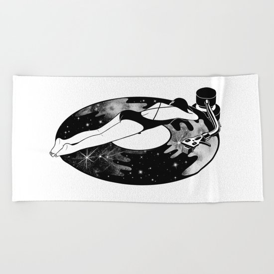 Don't stop the lullaby Beach Towel