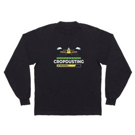 Crop Dusting Plane Rc Drone Airplane Pilot Long Sleeve T-shirt