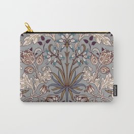 William Morris Hyacinth Carry-All Pouch | Vines, Art, Floral, Pattern, White, Hyacinth, Textile, Flowers, Vintage, Landscape 