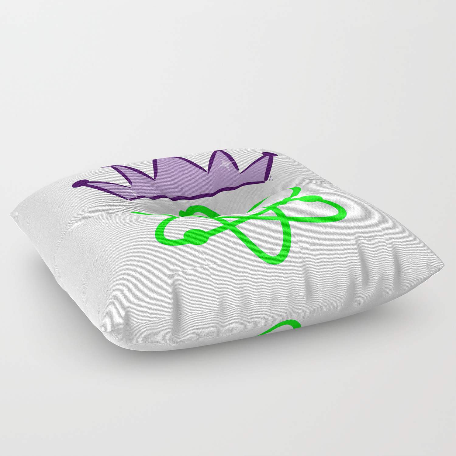 Smart Science Queen Science Princess Floor Pillow By Pbdazzler23