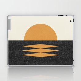Sunset Geometric Midcentury style Laptop Skin