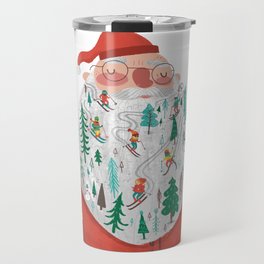 Snowy Santa Beard Travel Mug