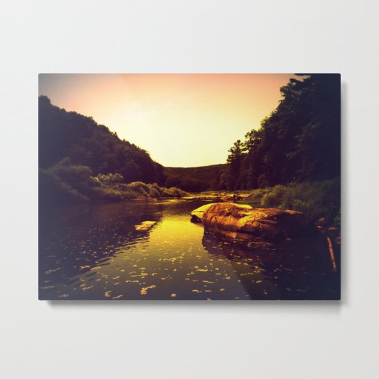 Let the Creek Take You Away Metal Print