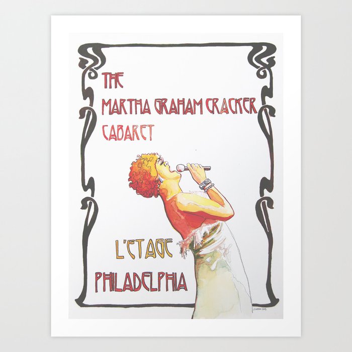 Martha Graham Cracker Poster #2 Art Print
