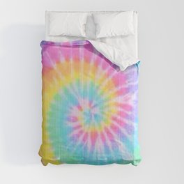 Rainbow Tie Dye Comforter