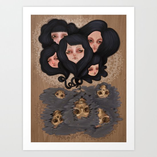 US AND THEM Art Print
