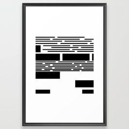 Blocks Framed Art Print