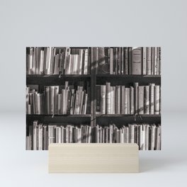 Library Black and White Mini Art Print