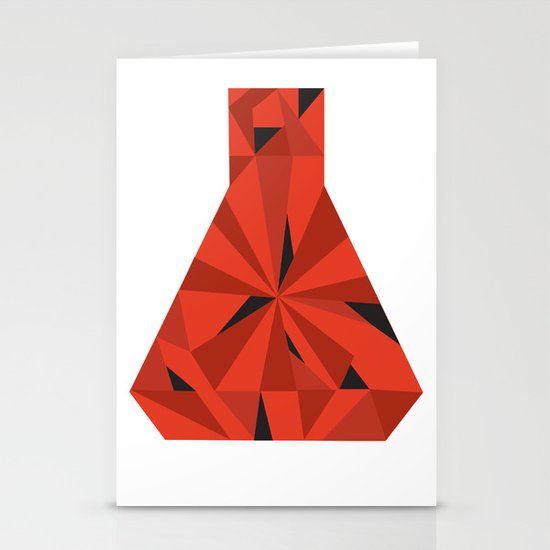 Science Ruby Stationery Cards