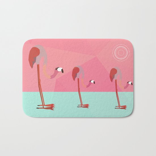 flamingo Bath Mat