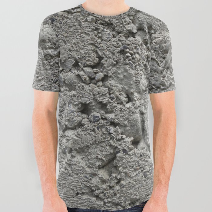 Concrete wall background All Over Graphic Tee