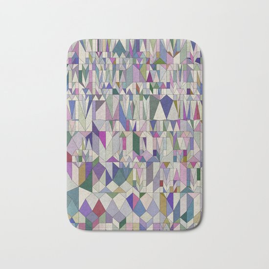 Architecture in Pink Bath Mat