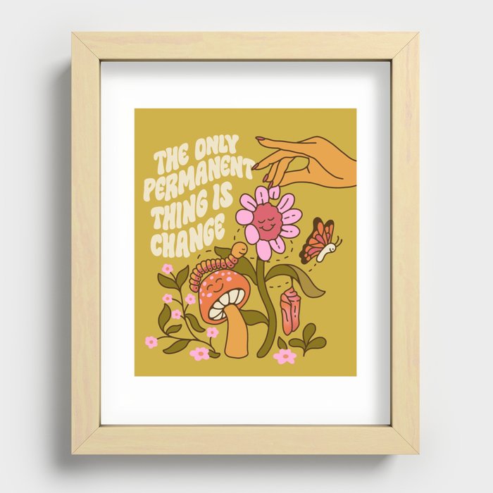 Changing Recessed Framed Print