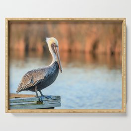 Lonesome Pelican Serving Tray