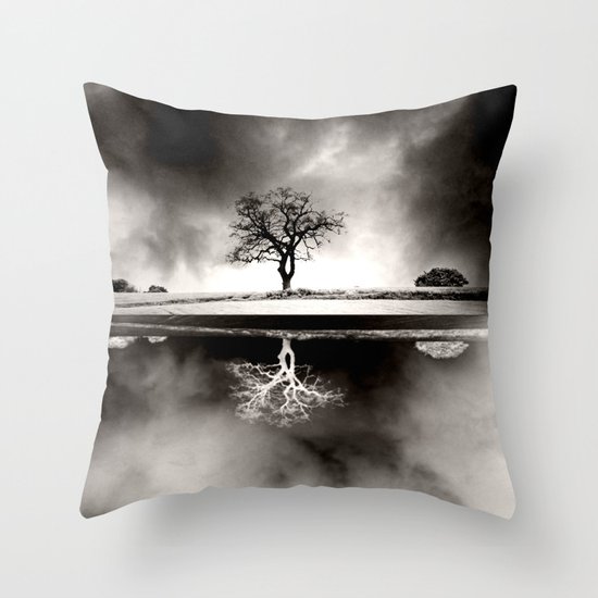 SOLITARY REFLECTION Throw Pillow