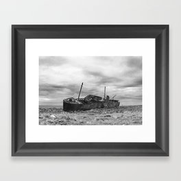 Plassey Shipwreck Framed Art Print