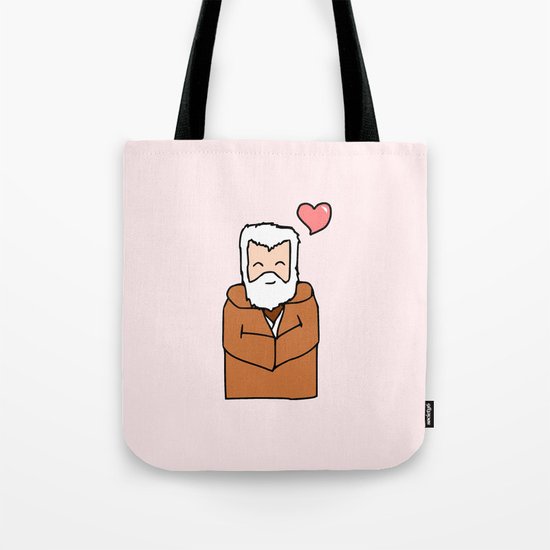Obi-Wan Valentine Tote Bag