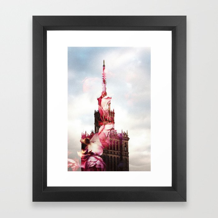 Pałac Kultury i Nauki Framed Art Print