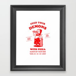Feed your Demons Framed Art Print