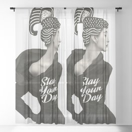 Slay Your Day Sheer Curtain