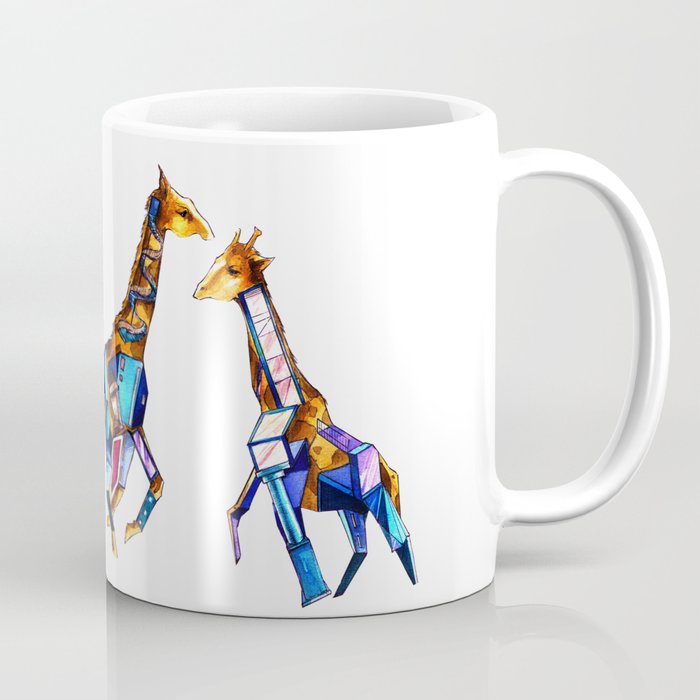 Giraffe Building Coffee Mug