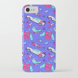 Back to The Future Pattern iPhone Case