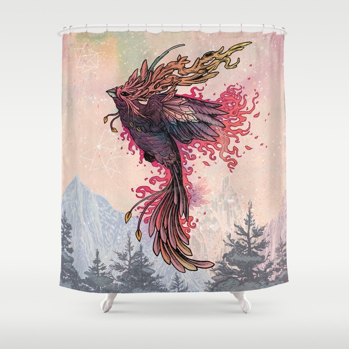 Phoenix Shower Curtain