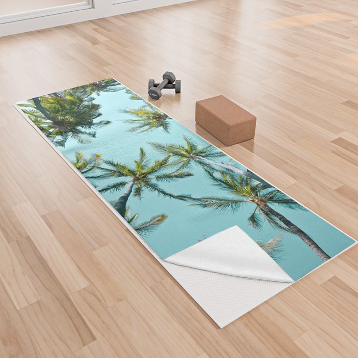 Kāma'ole Beach Palms Yoga Towel