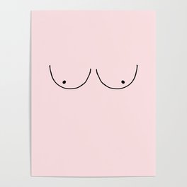 pink boobs Poster