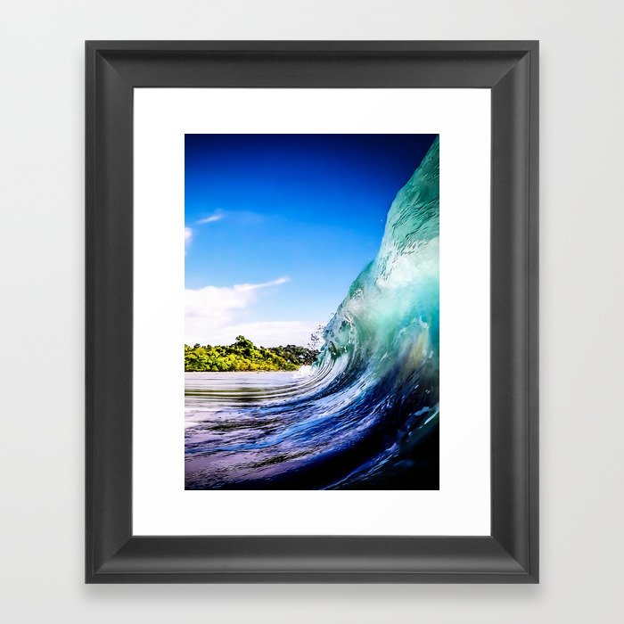 Wave Wall Framed Art Print