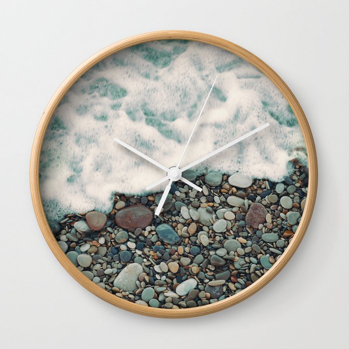 A Beautiful Spring Day at the Beach IV Wall Clock