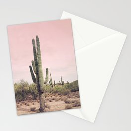 Blush Sky Cactus Stationery Card