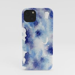 Blue Ink iPhone Case