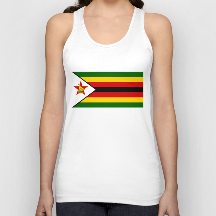 Zimbabwean flag of Zimbabwe Tank Top