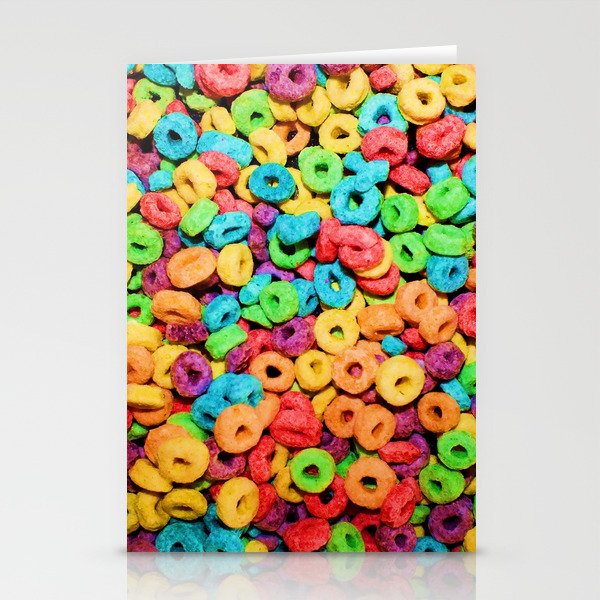 Fruit Loops Cereal Stationery Cards